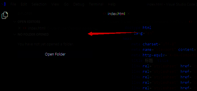 VSCode重新启动后的正常界面，窗口布局完整，无错位现象