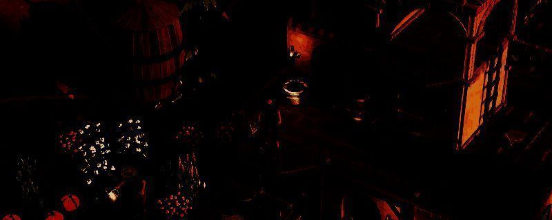 《莱恩岛生存指南》中玩家准备砍树时遭遇蜂巢掉落的瞬间画面，画面紧张刺激