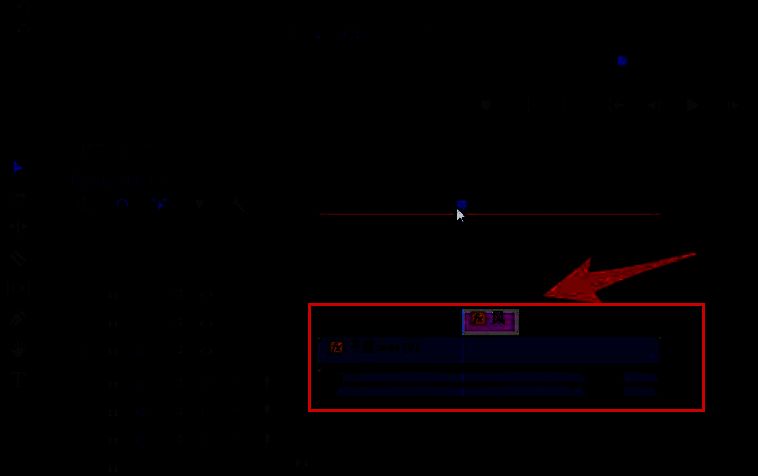 效果控件面板中，鼠标点击位置属性旁的秒表图标以开启关键帧记录