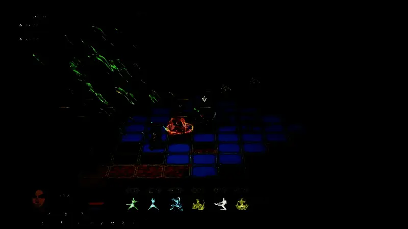 即时制战斗场景截图，角色在战场中快速移动与释放技能，战斗特效密集，展现紧张战斗氛围