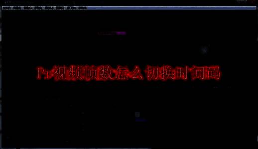 Premiere Pro界面展示源监视器中视频素材的初始帧数显示