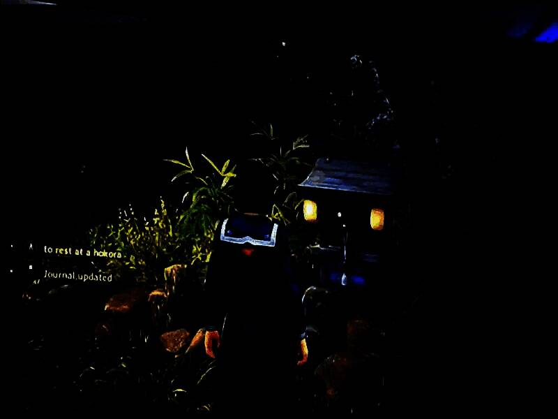 浓雾笼罩的街道，电线杆倾斜，地面散落杂物，整体画面色调阴冷