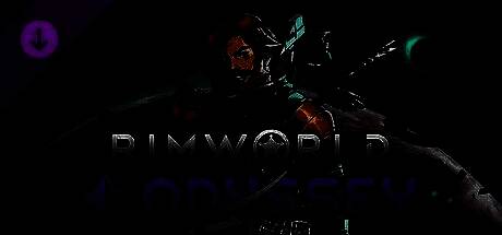 《边缘世界：奥德赛》中玩家操控的重力飞船在云层间飞行，下方是色彩斑斓的异星地貌，殖民者在甲板上忙碌工作