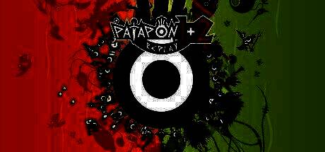《PATAPON 1+2 REPLAY》中一群啪嗒砰小兵在沙漠中列队行进，头顶鼓点符号闪烁，整体风格卡通且富有节奏感