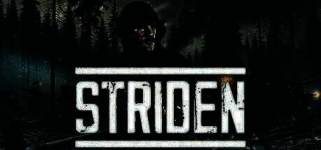 《STRIDEN》中一名玩家骑在装备大炮的驼鹿上，在雪地中开火射击，远处有放射性熊扑向敌方玩家