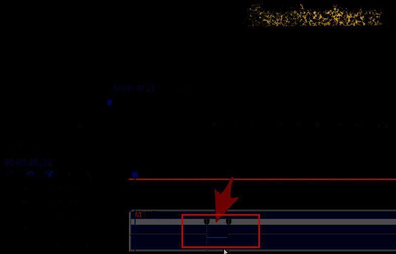 最终效果展示：慢动作区间清晰可见，时间线显示速度已调整