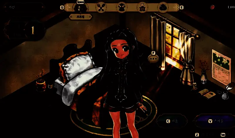 《美少女梦工场：预言之子》角色立绘画面，少女身穿学院制服，背景为梦幻城堡