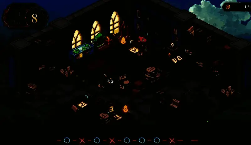 《美少女梦工场：预言之子》亲子互动场景，主角与少女在花园中对话，画面温馨