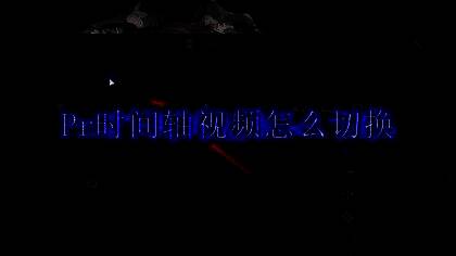 Adobe Premiere Pro软件界面展示，时间轴上排列着多个视频片段，界面清晰显示剪辑轨道和播放头位置