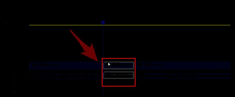 时间轴上一名用户正在使用剃刀工具切割视频片段，切割点清晰可见，前后两段视频已分离