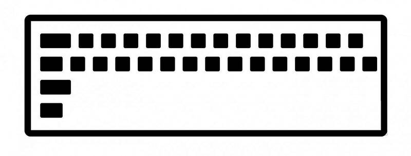 电源线初步成型，连接键盘底部