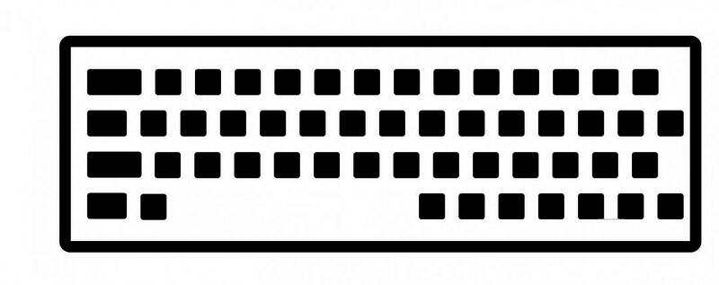 键盘与电源线组合完成的整体效果图