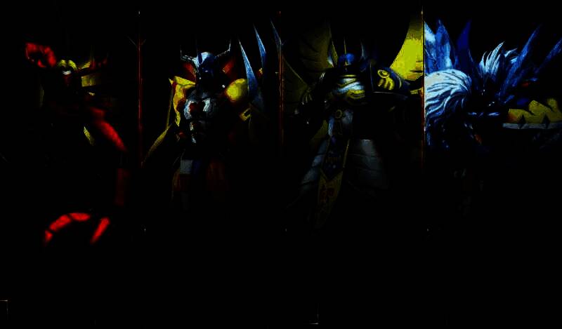 战斗暴龙兽释放必杀技‘盖亚之力’，火焰席卷屏幕，特效华丽