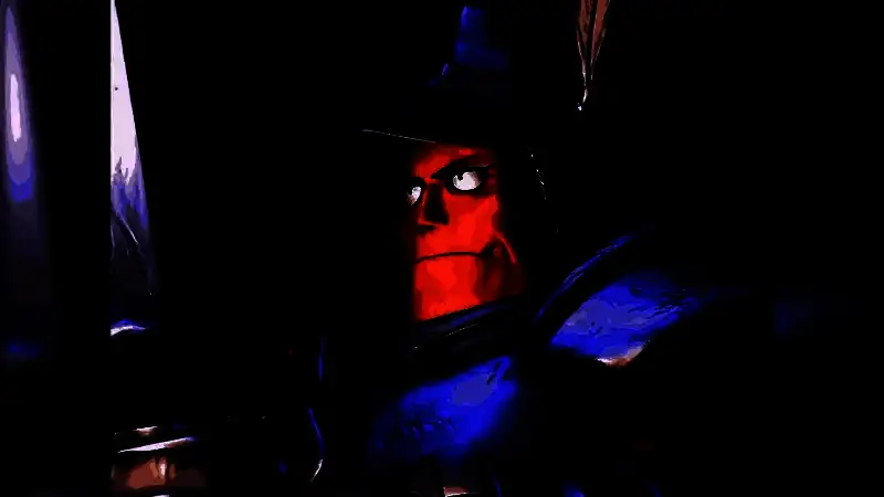 黑魔导士比比施展强力魔法的战斗瞬间，特效华丽