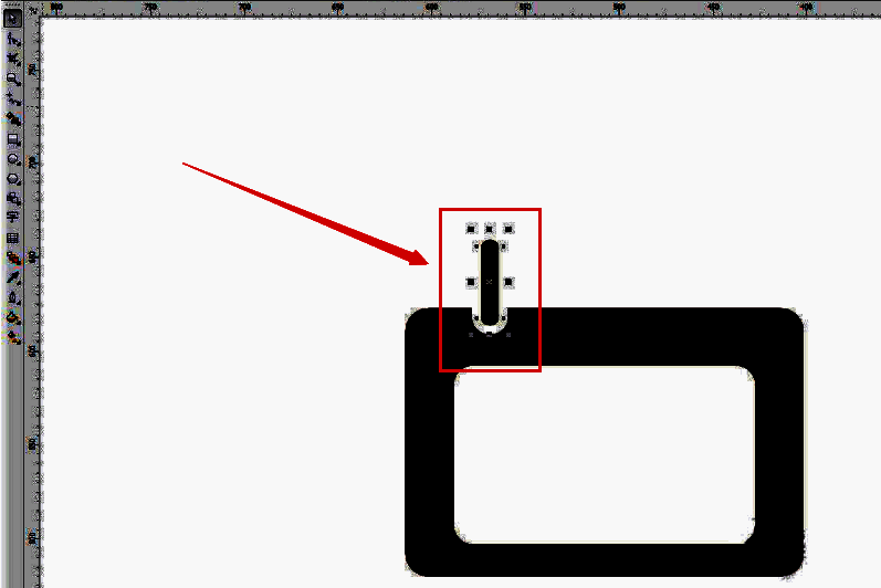 左上角添加长条圆角矩形，表现日历翻页的视觉细节