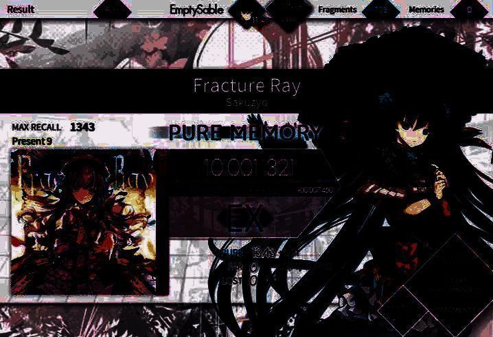 Sakura Fubuki游戏画面，背景为樱花飘落的都市夜景，音符如花瓣般飞舞