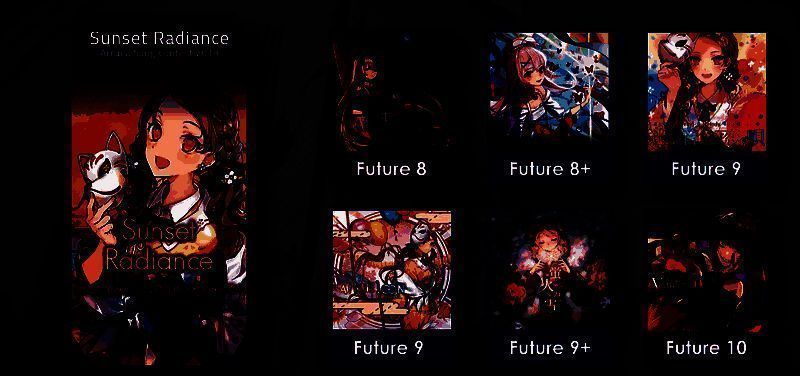 Eternal Core曲包详情页，11首曲目整齐排列，难度标识清晰可见