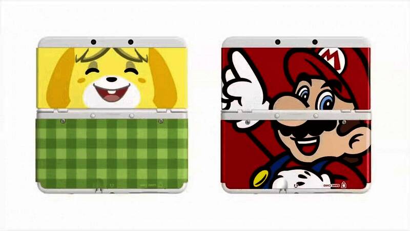 桌面上摆放着多个同款已降解的保护壳残骸，旁边是完整的3DS主机作为对比