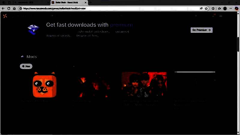 电脑屏幕上显示《剑星》MOD文件解压过程，资源管理器中mods文件夹已建立