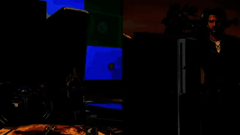 Xbox 360主机与经典手柄陈列图，背景为当年广告宣传画面，展现其辉煌时代