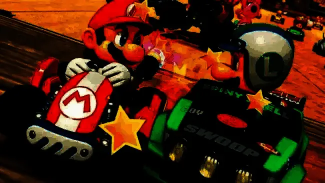 任天堂多款新游戏封面拼图，包含《欢迎之旅》《Drag x Drive》和《咚奇刚：蕉力全开》，展示不同价位产品的多样性