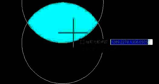 已完成颜色填充的CAD图纸局部，展示填充后的视觉效果