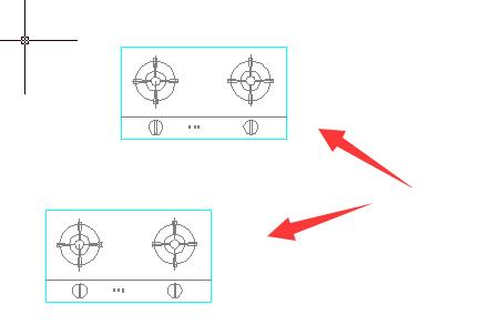 最终粘贴完成后的图纸界面，展示前后对比效果