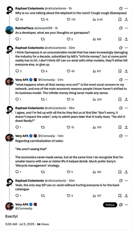 Xbox Game Pass界面截图，展示多款游戏图标排列在‘我的游戏’列表中