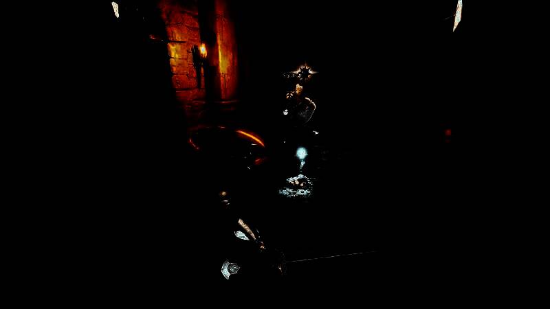 两名玩家角色在地城中激烈交战，技能特效交织，气氛紧张