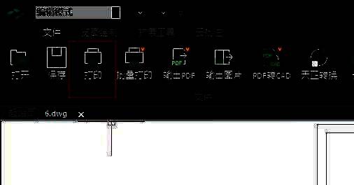 安装完成后软件主界面，打印功能按钮高亮显示