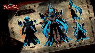 游戏内角色立绘展示，五位角色正在进行魔法少女风格的形态转变，画风清新可爱