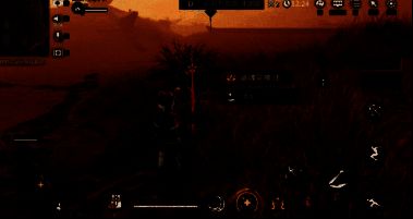 擂台边沿有观众席，其他角色围观战斗，气氛紧张