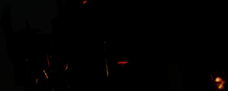 《绝地潜兵2》中巨型灼烧者的全身立绘展示，左侧为火焰喷射器，右侧为电锯武器，整体造型充满机械压迫感