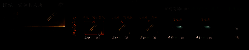 游戏内武功洗练界面展示，玩家正在进行属性重铸，界面突出显示‘刚’属性提升选项