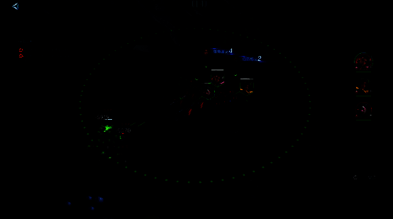 重明战机在战斗中切换形态，从攻击模式转为辅助治疗，能量光环环绕机体