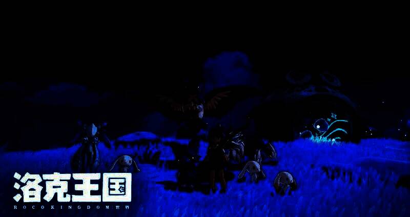 精灵对战界面特写，显示技能选择与战斗动画准备状态