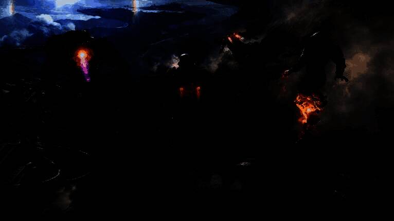 《圣歌》角色自定义界面，展示多种机甲涂装与外观配件组合