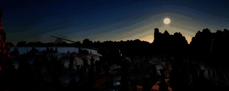 玩家驾驶沙漠越野载具在沙丘上采集矿物资源，车后拖拽着满载矿石的拖斗