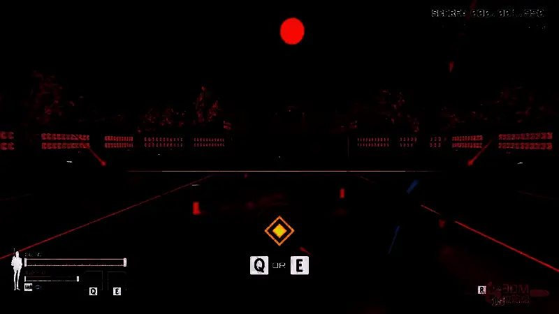 血技释放界面，显示Blood血槽满格及中央黄条充能机制