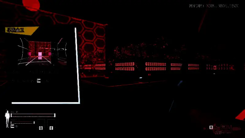 玩家使用Tab键扫描血卫，准备进行战斗的战术界面