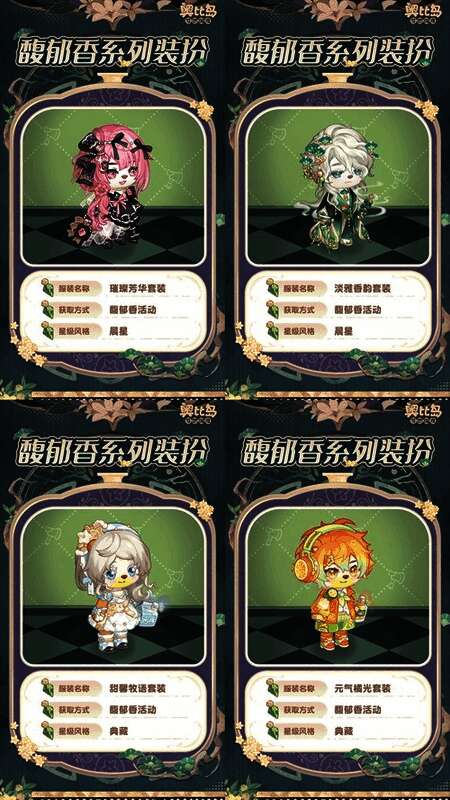 活动奖励预览图，展示「欧式香氛花苑」房型内部装饰，充满欧式复古风格与香氛元素，墙上挂着香水瓶，地面铺满花瓣