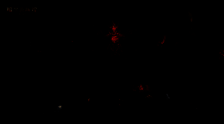 月光湖畔，赫尔薇格张开双臂释放光芒，古树崩裂，花瓣随风飘散，象征牺牲与希望