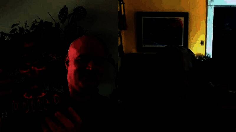 《暗黑破坏神3》早期开发画面，展示角色技能特效与战斗场景