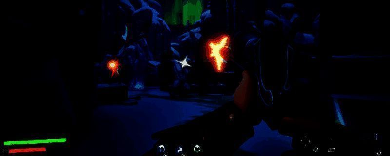 《维尔德：枪域争锋》游戏实机画面，展示城市废墟中的激烈枪战场景，角色持重型武器掩体射击，背景爆炸火光四起