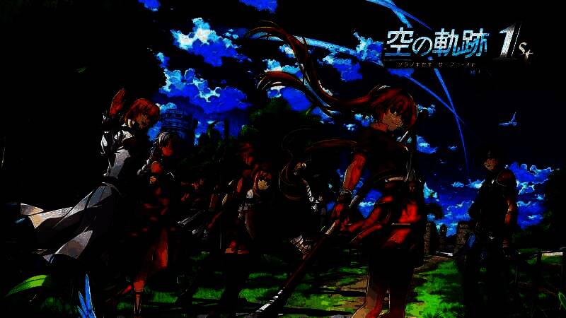 海港都市鲁兰全景图，港口停靠着多艘帆船，城市建筑沿岸分布，阳光洒在海面上波光粼粼