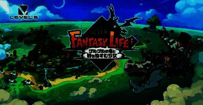 《幻想生活i》游戏主界面展示，画面清新明亮，角色站在村庄中央，周围是色彩缤纷的房屋与花草