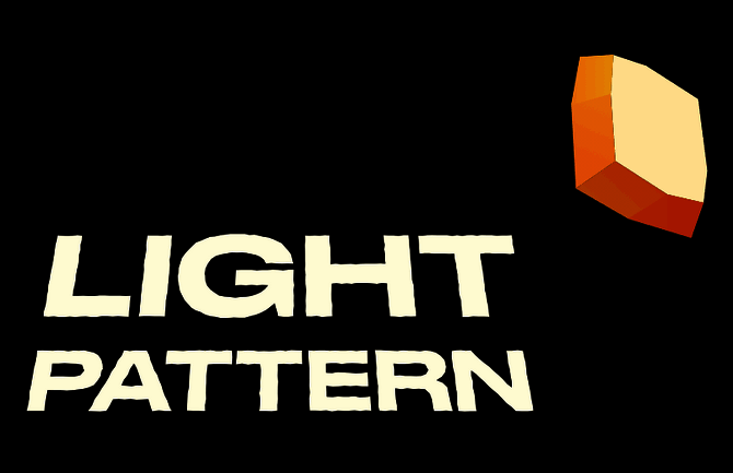 Chris Wilson在采访中微笑讲述新工作室愿景，背景为Light Pattern工作室LOGO