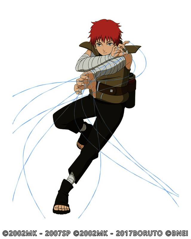 赤砂之蝎操控三代目风影傀儡的冷峻画面，背景为沙漠黄昏，气氛肃杀