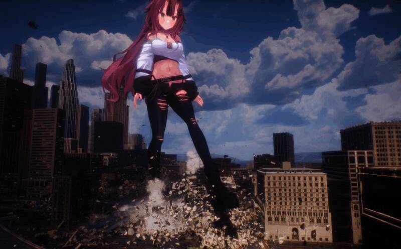 VR视角下的第一人称画面，一只巨手正朝镜头抓来，带来强烈的临场恐惧感