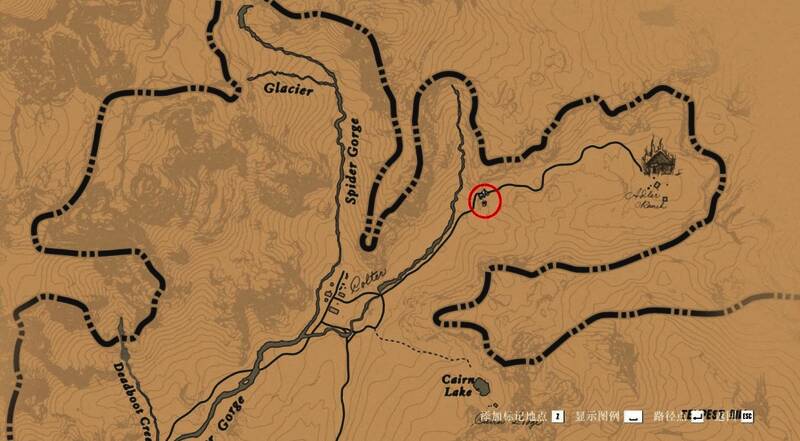 特写镜头展示地图细节，上面绘有尚恩山地形与时间标记